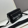 693098e36e68136f4d9aa937 Dior Gray Grain Calfskin Camera Bag ||| Ready Stock