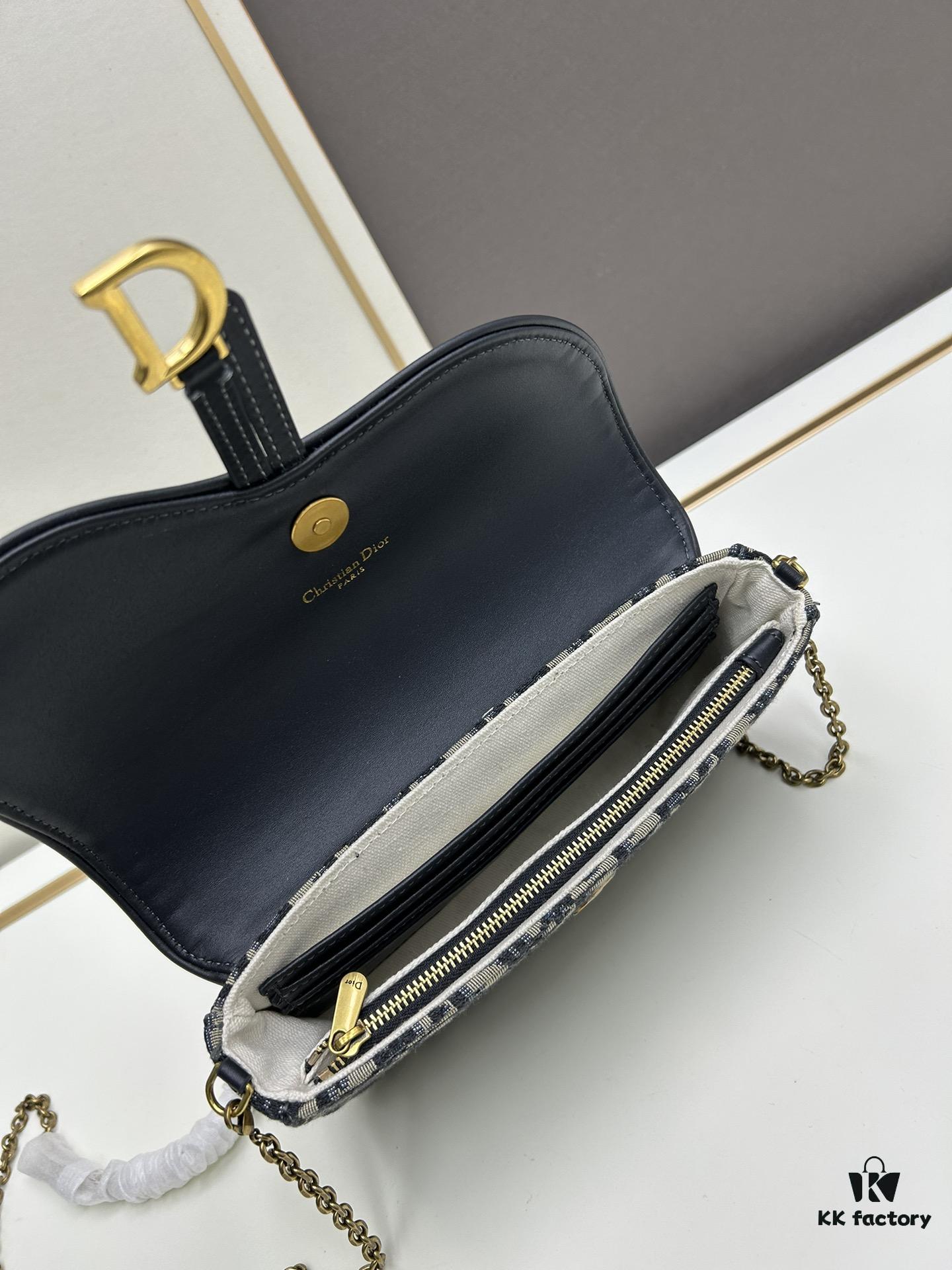 Dior Saddle Bag with Box Shoulder Chain Bag