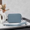 693098ff6e68136f4d9aa973 Dior Gray Camera-Grained Calfskin Messenger Bag | Safari Style | Ready Stock