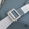 693099006e68136f4d9aa977 Dior Gray Camera-Grained Calfskin Messenger Bag | Safari Style | Ready Stock