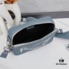 693099016e68136f4d9aa978 Dior Gray Camera-Grained Calfskin Messenger Bag | Safari Style | Ready Stock