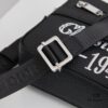 693099066e68136f4d9aa983 Dior Gray Camera-Grained Calfskin Messenger Bag | Safari Style | Compact Design with Detachable Strap