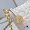Embossed Diorstar Hobo Chain Bag