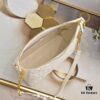 Embossed Diorstar Hobo Chain Bag