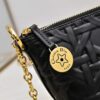 6930990f6e68136f4d9aa999 Embossed Diorstar Hobo Chain Bag