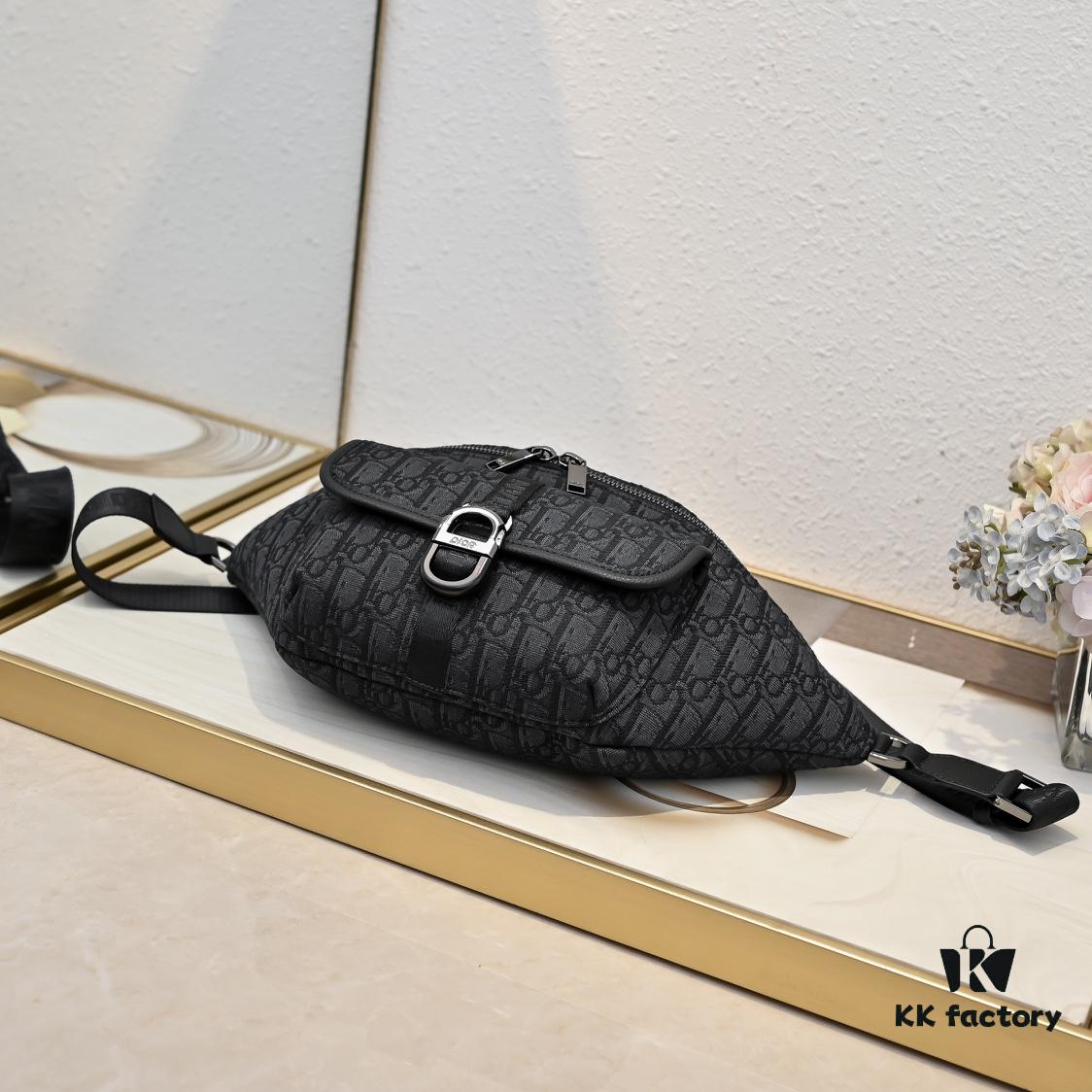 693099186e68136f4d9aa9a8 Top Original Dior Waist Bag – New Spring 2025 Collection in Beige and Black Oblique Print