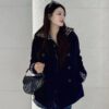 6930992a6e68136f4d9aa9cd Large Size with Blue, Box Included Dior New Model Silver Buckle SADDLE Bag