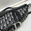 693099306e68136f4d9aa9d5 Large Size with Blue, Box Included Dior New Model Silver Buckle SADDLE Bag
