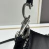 693099306e68136f4d9aa9d7 Large Size with Blue, Box Included Dior New Model Silver Buckle SADDLE Bag