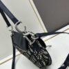 693099366e68136f4d9aa9de Large Size with Blue, Box Included Dior New Model Silver Buckle SADDLE Bag