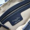 693099366e68136f4d9aa9e3 Large Size with Blue, Box Included Dior New Model Silver Buckle SADDLE Bag