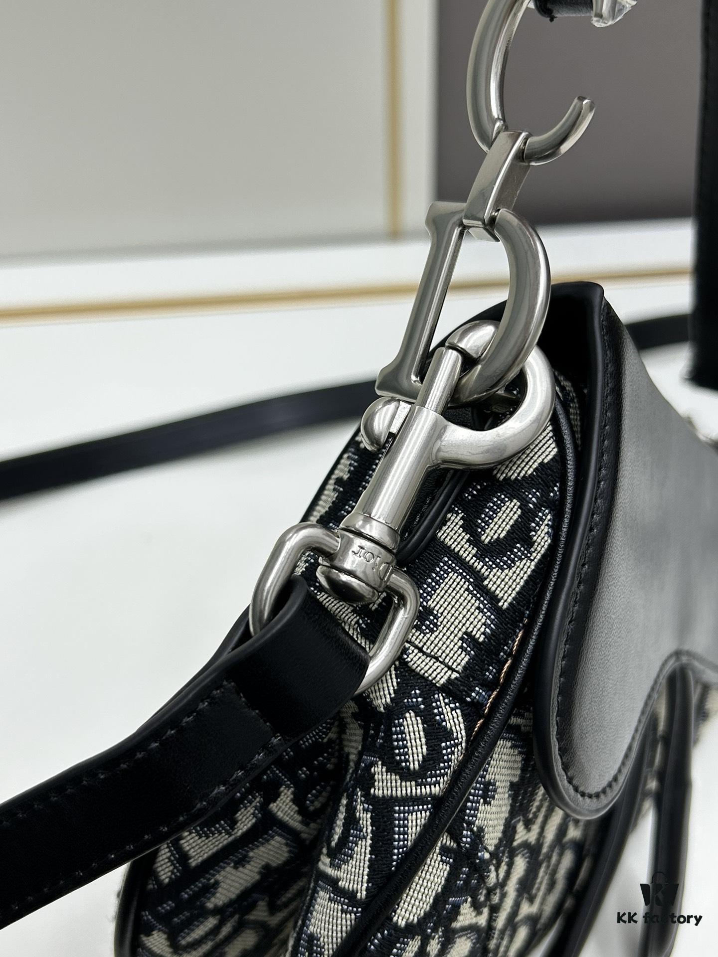 6930993c6e68136f4d9aa9eb Small Size with Blue, Comes with Box Dior New Silver Buckle SADDLE Bag