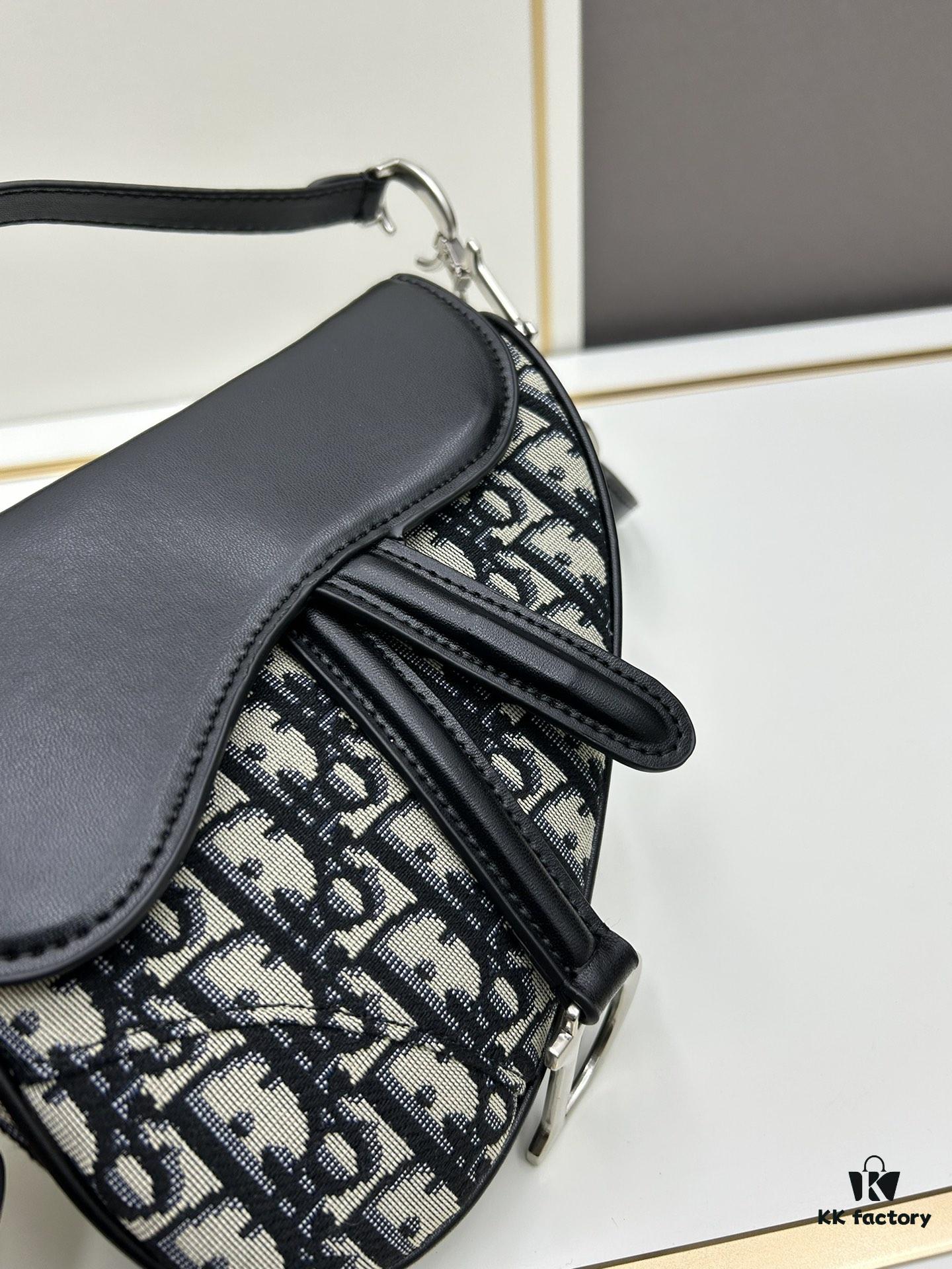 6930993c6e68136f4d9aa9ed Small Size with Blue, Comes with Box Dior New Silver Buckle SADDLE Bag