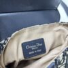 693099426e68136f4d9aa9f4 Small Blue Dior Saddle Bag with Box, New Model Silver Buckle