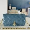 693099526e68136f4d9aaa16 Lacquered Leather Lady Dior Pearl Clutch with Box