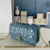 693099536e68136f4d9aaa19 Lacquered Leather Lady Dior Pearl Clutch with Box
