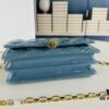 693099566e68136f4d9aaa1d Lacquered Leather Lady Dior Pearl Clutch with Box