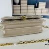 693099596e68136f4d9aaa25 Lacquered Leather Lady Dior Pearl Clutch with Box