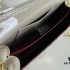 693099596e68136f4d9aaa26 Lacquered Leather Lady Dior Pearl Clutch with Box