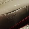 6930995a6e68136f4d9aaa27 Lacquered Leather Lady Dior Pearl Clutch with Box