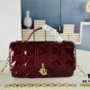 6930995a6e68136f4d9aaa28 Lacquered Lady Dior Pearl Clutch Bag with Box