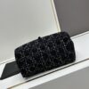 6930996d6e68136f4d9aaa47 Dior Toujours Medium Bag in Black Calfskin with Cannage Stitching