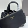 6930996e6e68136f4d9aaa49 Dior Toujours Medium Bag in Black Calfskin with Cannage Stitching