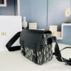 693099c76e68136f4d9aaaf9 Dior Oblique Print Men's Messenger Bag with Box