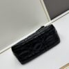 New Diorstar Hobo Chain Bag in Black Pleated Calfskin with Cannage Pattern