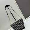 693099e56e68136f4d9aab31 Callisto Chain Handbag in Blue Oblique Print