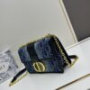 693099ea6e68136f4d9aab39 Large 30 Montaigne East-West Chain Bag in Denim Dior Oblique Jacquard