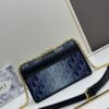 693099eb6e68136f4d9aab3a Large 30 Montaigne East-West Chain Bag in Denim Dior Oblique Jacquard