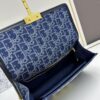 693099ed6e68136f4d9aab3e Large 30 Montaigne East-West Chain Bag in Denim Dior Oblique Jacquard