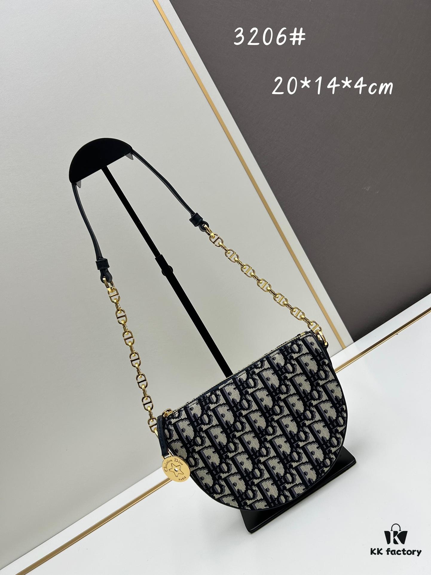 693099ef6e68136f4d9aab43 Callisto Chain Handbag in Blue Oblique Print