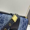 693099f56e68136f4d9aab4e Large 30 Montaigne East-West Handbag in Blue Denim Dior Oblique Jacquard