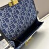 693099f66e68136f4d9aab50 Large 30 Montaigne East-West Handbag in Blue Denim Dior Oblique Jacquard