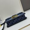 693099f66e68136f4d9aab51 Large 30 Montaigne East-West Handbag in Blue Denim Dior Oblique Jacquard