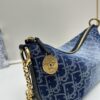 693099fc6e68136f4d9aab5c Diorstar Hobo Chain Bag in Blue Denim Dior Oblique Jacquard