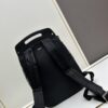 69309a056e68136f4d9aab6f Gallop Backpack in Black Grained Calfskin, Size 29x24x12, Model No. 9038