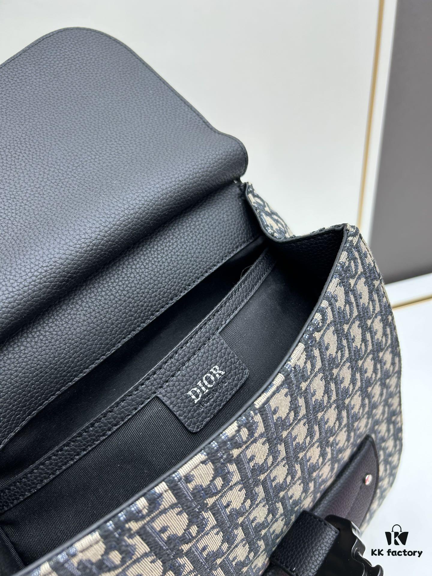 69309a096e68136f4d9aab76 Gallop Backpack in Black Grained Calfskin, Size 29x24x12, Model No. 9038
