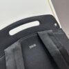 69309a0a6e68136f4d9aab77 Gallop Backpack in Black Grained Calfskin, Size 29x24x12, Model No. 9038