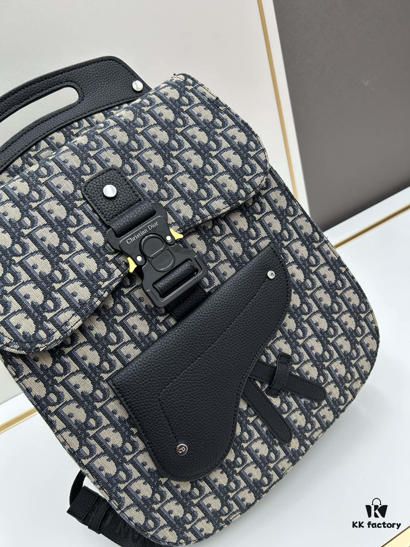 69309a146e68136f4d9aab88 Gallop Backpack in Black Grained Calfskin, Size 29x24x12, Model No. 9038