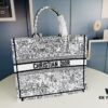 Embroidered Large [Di0r Book Tote]