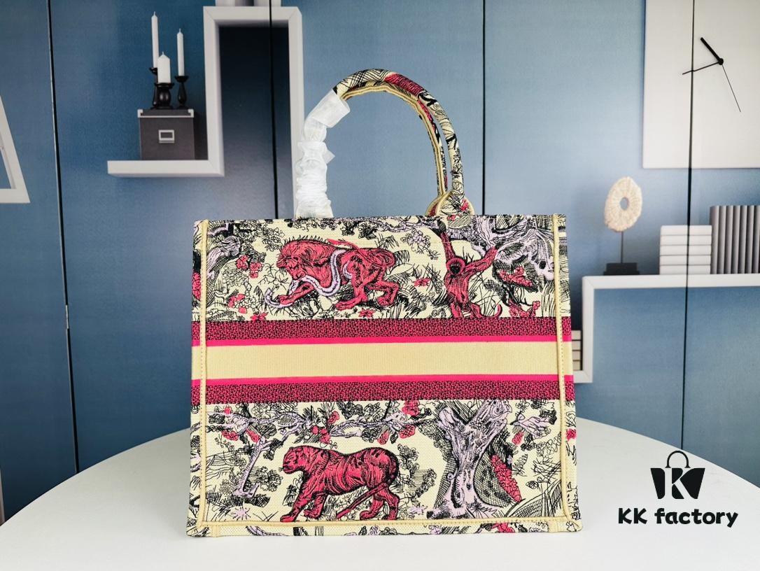 69309a2e6e68136f4d9aabc1 Original Order Embroidered Large Di0r Book Tote