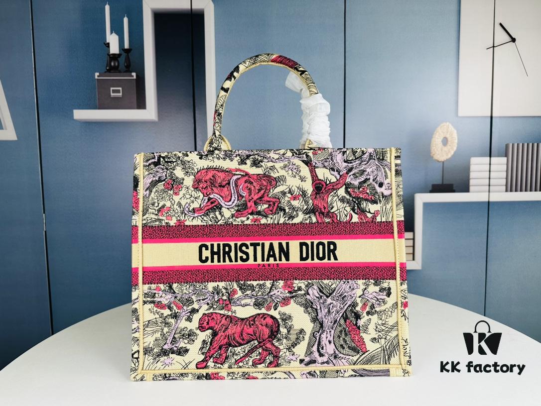 69309a2e6e68136f4d9aabc2 Original Order Embroidered Large Di0r Book Tote