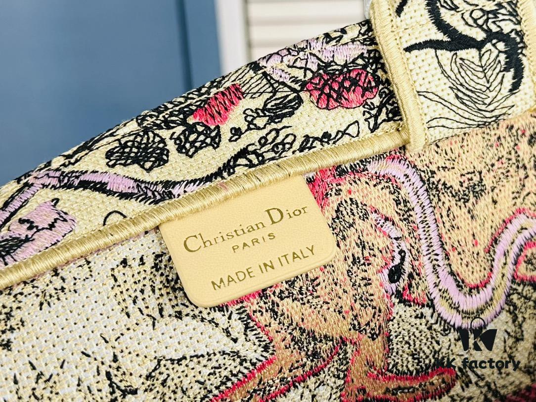 69309a346e68136f4d9aabce Original Order Embroidered Large Di0r Book Tote