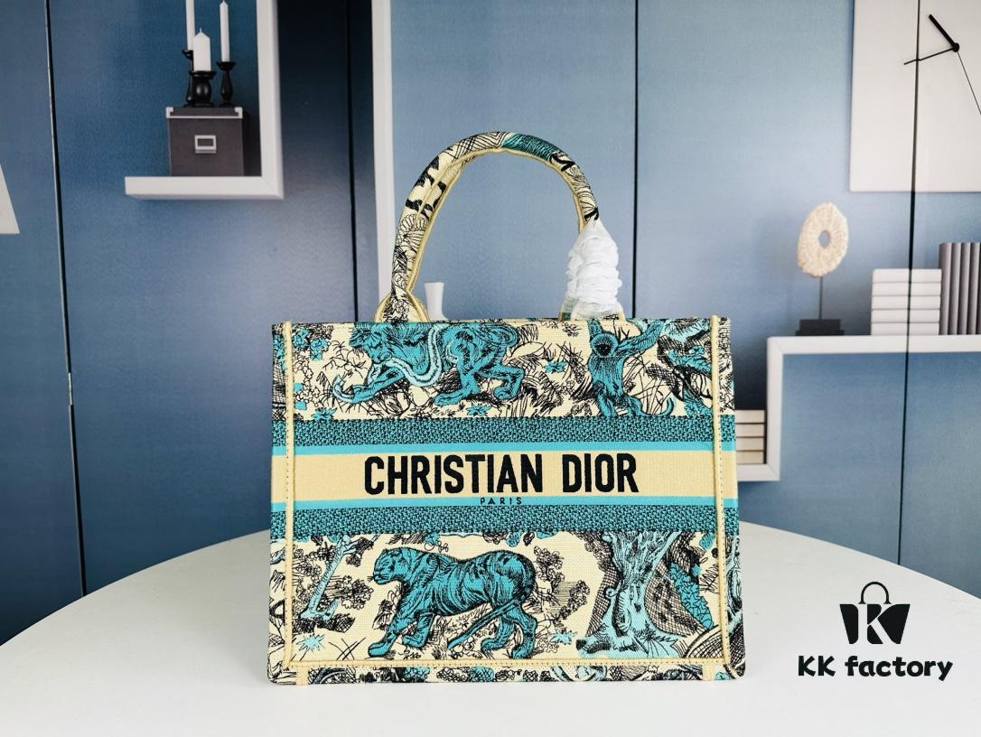 Original Order Embroidered Medium Di0r Book Tote