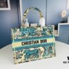Original Order Embroidered Medium Di0r Book Tote