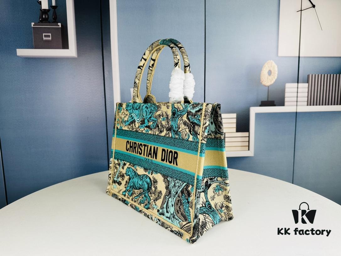 Original Order Embroidered Medium Di0r Book Tote