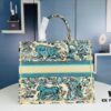 Embroidered Large [Di0r Book Tote]